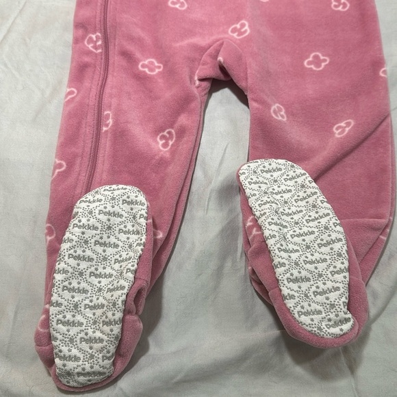 Pekkle - NWT - fleece footed sleepers - Popcorn design - 2T - Picture 4 of 4